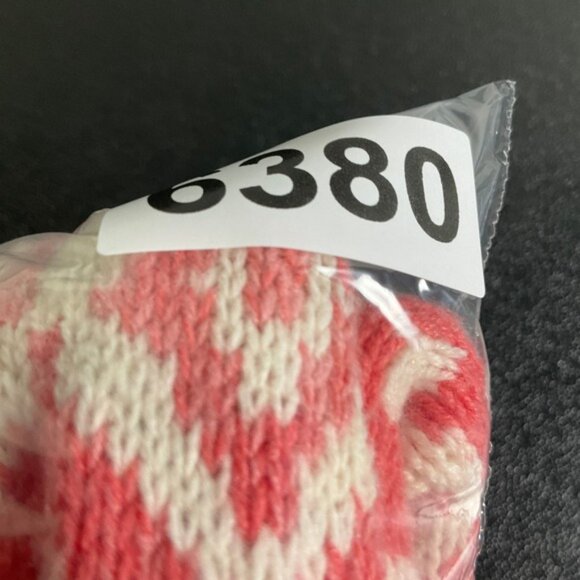 Talbots Womens Sweater Sz L Coral Gray White Lambswool Blend Fair Isle Pullover - Picture 8 of 8